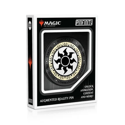 Pinfinity - Magic: The Gathering - White Mana Crest AR Pin - The Card Vault