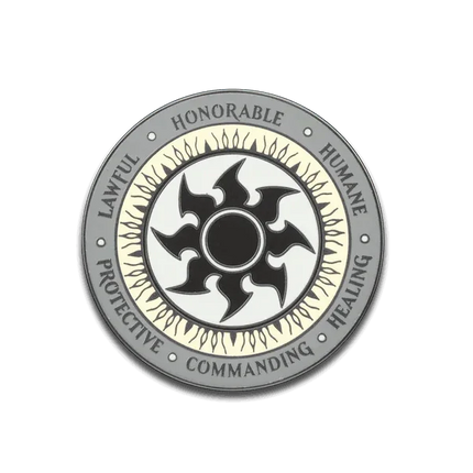 Pinfinity - Magic: The Gathering - White Mana Crest AR Pin - The Card Vault