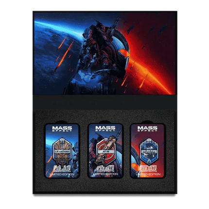 Pinfinity: Mass Effect - 3 Pin AR Set (Limited Edition) - The Card Vault
