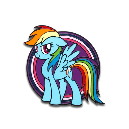 Pinfinity: My Little Pony - Rainbow Dash AR Pin - The Card Vault