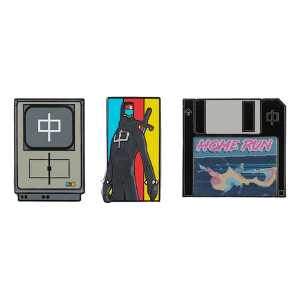 Pinfinity: Narita Boy - 3 Pin AR Set (Limited Edition) - The Card Vault