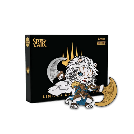 Pinfinity: Secret Lair: Li'l Walkers - Ajani AR Pin (Limited Edition) - The Card Vault