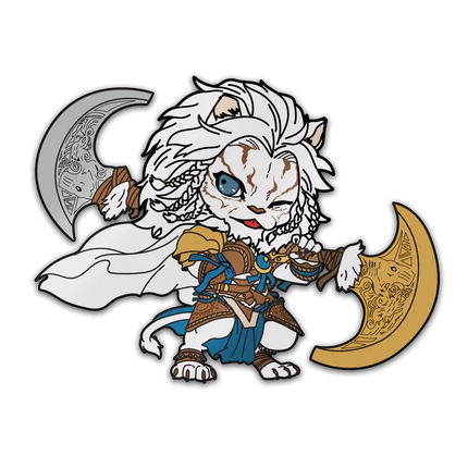 Pinfinity: Secret Lair: Li'l Walkers - Ajani AR Pin (Limited Edition) - The Card Vault