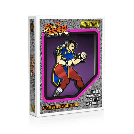 Pinfinity: Street Fighter - Chun-Li AR Pin - The Card Vault