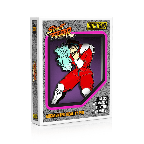 Pinfinity: Street Fighter - M. Bison AR Pin - The Card Vault