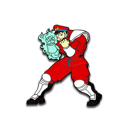 Pinfinity: Street Fighter - M. Bison AR Pin - The Card Vault