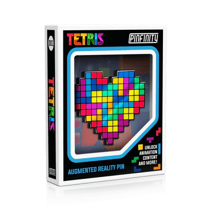 Pinfinity: Tetris - I Heart Tetris AR Pin - The Card Vault