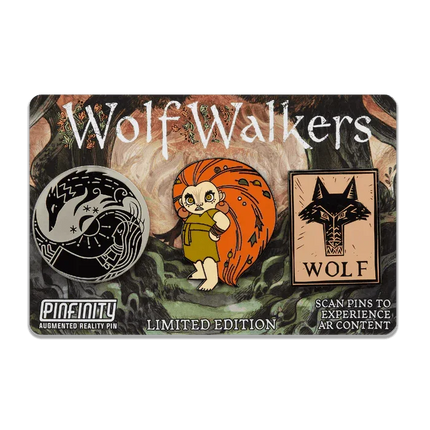 Pinfinity: Wolfwalkers - 3 Pin AR Set (Limited Edition) - The Card Vault
