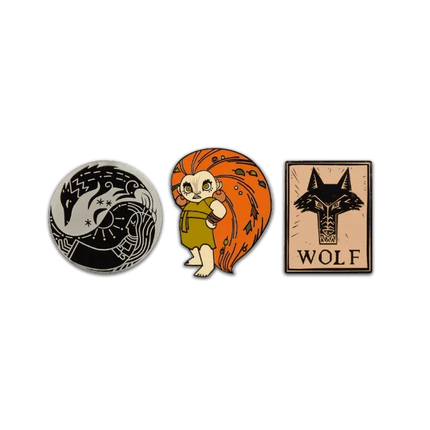 Pinfinity: Wolfwalkers - 3 Pin AR Set (Limited Edition) - The Card Vault