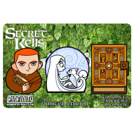 Pinfity: The Secret Of Kells - 3 Pin AR Set (Limited Edition) - The Card Vault