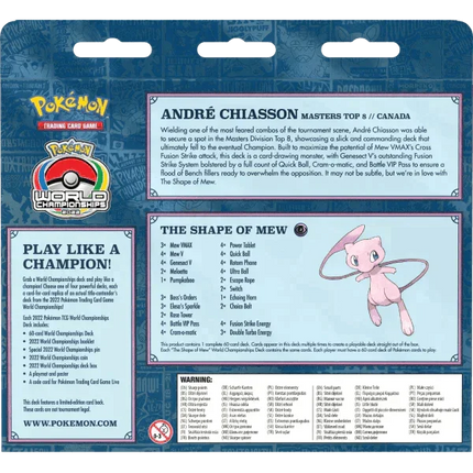 Pokemon TCG - 2022 World Championships Deck - Andre - The Card Vault