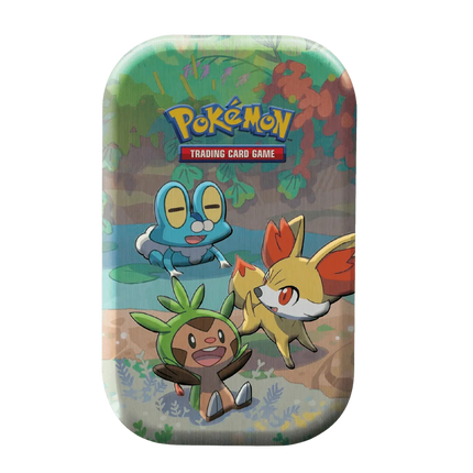 Pokemon TCG: Celebrations Mini Tin - Chespin, Fennekin & Froakie - The Card Vault