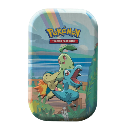 Pokemon TCG: Celebrations Mini Tin - Chikorita, Cyndaquil & Totodile - The Card Vault