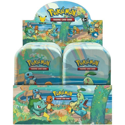 Pokemon TCG: Celebrations Mini Tin Display Case (8x Tins) - The Card Vault