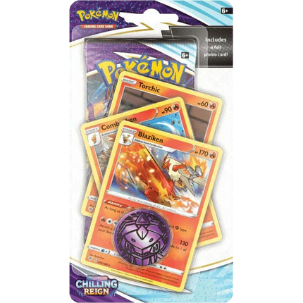 Pokemon TCG: Chilling Reign Premium Checklane Blister - Blaziken - The Card Vault