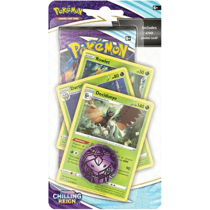 Pokemon TCG: Chilling Reign Premium Checklane Blister - Decidueye - The Card Vault