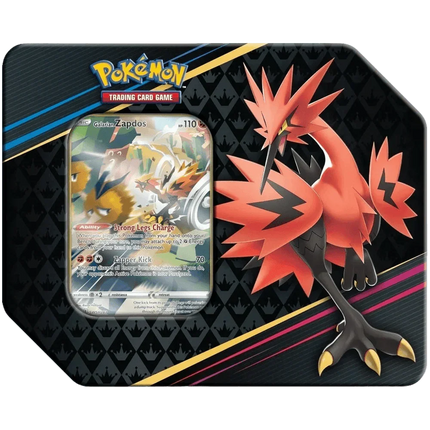 Pokemon TCG: Crown Zenith 7" Art Tin - Galarian Zapdos - The Card Vault