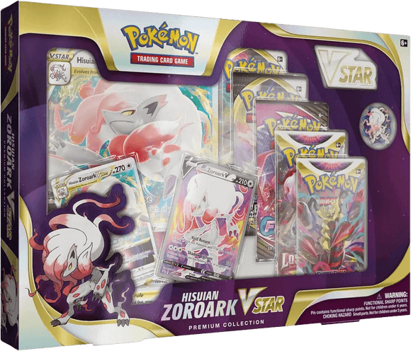 Pokemon TCG: Hisuian Zoroark VSTAR Premium Collection Box - The Card Vault