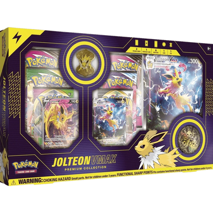Pokemon TCG: Jolteon VMAX Premium Collection Box - The Card Vault