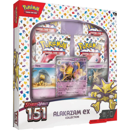 Pokemon TCG - Scarlet & Violet - 151 Alakazam ex Collection Box - The Card Vault