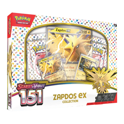 Pokemon TCG - Scarlet & Violet - 151 Zapdos ex Collection Box - The Card Vault
