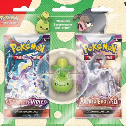 Pokemon TCG - Scarlet & Violet - Back to School Eraser Blister (2023) - Smoliv - The Card Vault