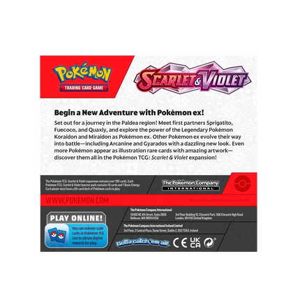 Pokemon TCG - Scarlet & Violet Base Set - Booster Box (36 Packs) - The Card Vault