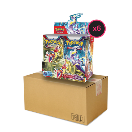Pokemon TCG - Scarlet & Violet - Base Set - Display Case (6x Booster Boxes) - The Card Vault