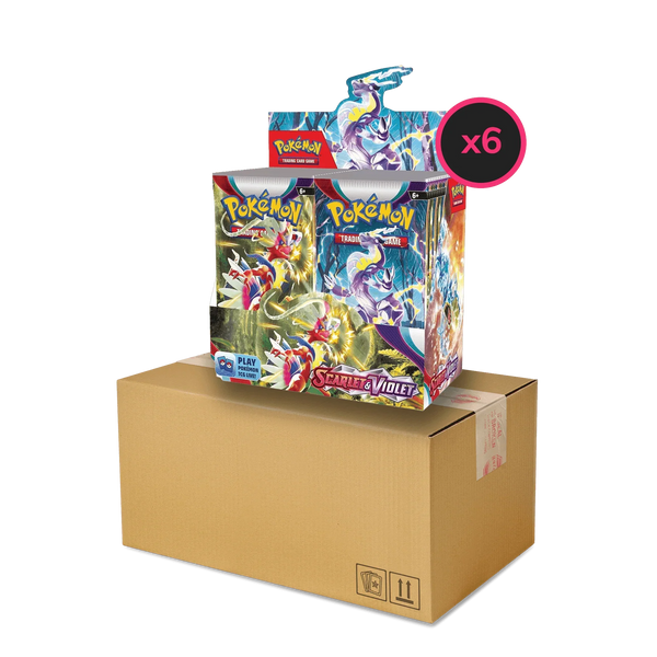 Pokemon TCG - Scarlet & Violet - Base Set - Display Case (6x Booster Boxes) Pokemon TCG - Scarlet & Violet - Base Set - Display Case (6x Booster Boxes)