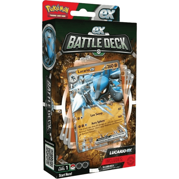 Pokemon TCG - Scarlet & Violet - Lucario Ex Battle Deck - The Card Vault