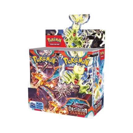 Pokemon TCG - Scarlet & Violet - Obsidian Flames - Display Case (6x Booster Boxes) - The Card Vault