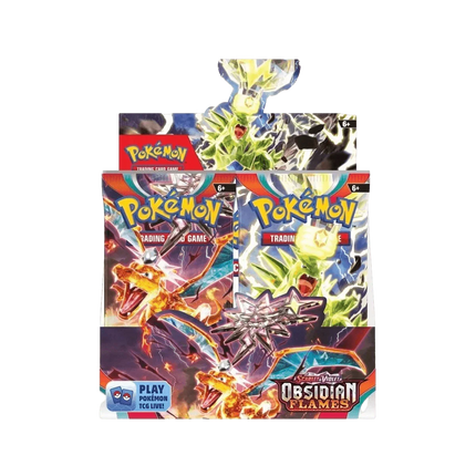 Pokemon TCG - Scarlet & Violet - Obsidian Flames - Display Case (6x Booster Boxes) - The Card Vault