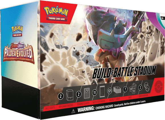 Pokemon TCG - Scarlet & Violet - Paldea Evolved Build & Battle Stadium - The Card Vault