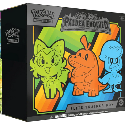 Pokemon TCG - Scarlet & Violet - Paldea Evolved Elite Trainer Box - The Card Vault