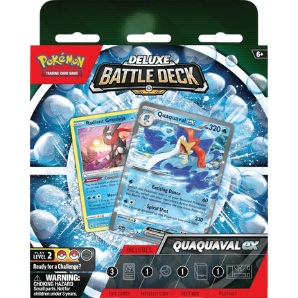 Pokemon TCG - Scarlet & Violet Paldea Evolved - Quaquaval Ex Deluxe Battle Deck - The Card Vault