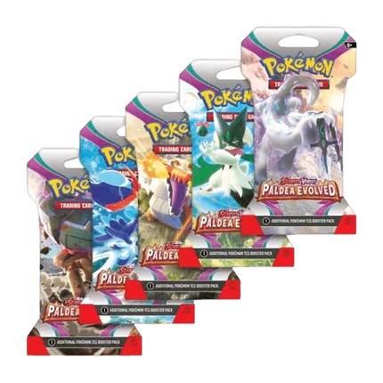 Pokemon TCG - Scarlet & Violet - Paldea Evolved Sleeved Booster Pack - The Card Vault