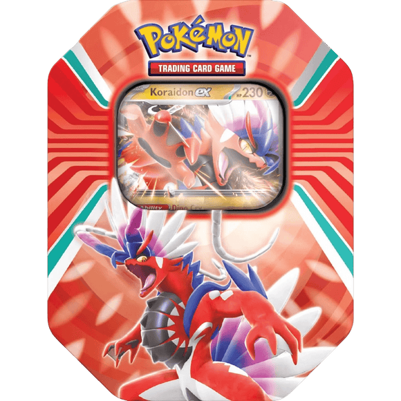 Pokemon TCG - Scarlet & Violet - Paldea Legends Tin - Koraidon - The Card Vault