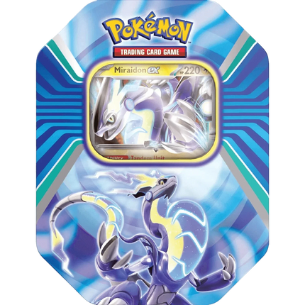 Pokemon TCG - Scarlet & Violet - Paldea Legends Tin - Miraidon - The Card Vault