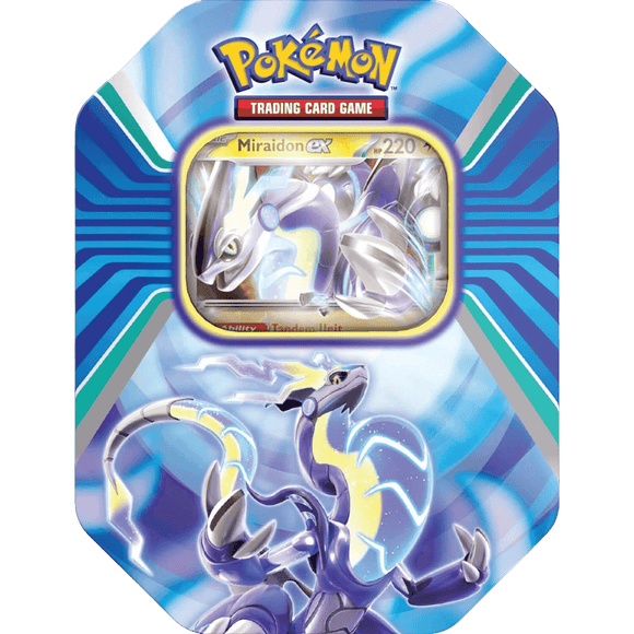 Pokemon TCG - Scarlet & Violet - Paldea Legends Tin - Miraidon - The Card Vault