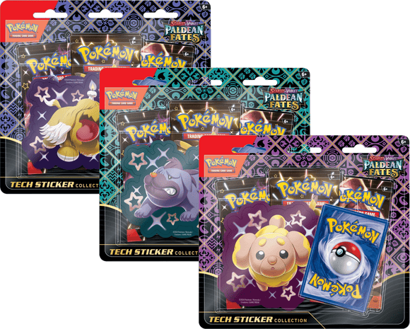 Pokemon TCG - Scarlet & Violet - Paldean Fates - Tech Sticker Collection - The Card Vault