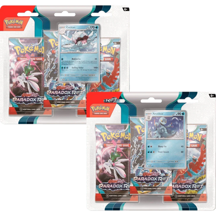 Pokemon TCG - Scarlet & Violet - Paradox Rift - 3-Pack Blister - The Card Vault
