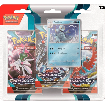 Pokemon TCG - Scarlet & Violet - Paradox Rift - 3-Pack Blister - The Card Vault