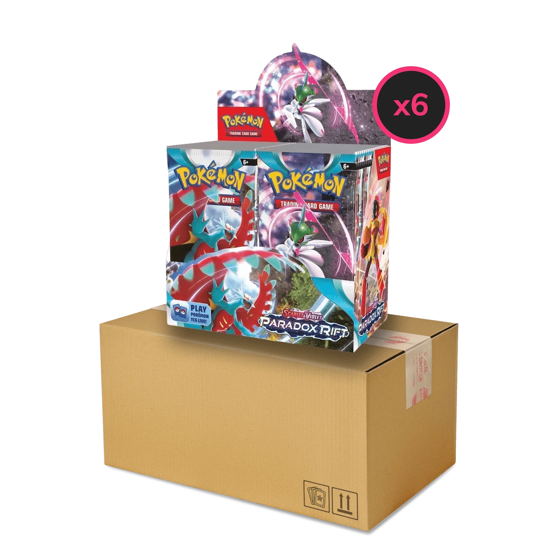 Pokemon TCG - Scarlet & Violet - Paradox Rift - Display Case (6x Booster Boxes) Pokemon TCG - Scarlet & Violet - Paradox Rift - Display Case (6x Booster Boxes)