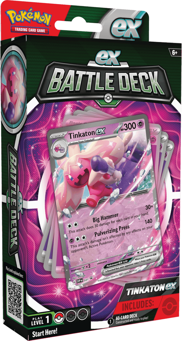 Pokemon TCG - Scarlet & Violet - Tinkaton Ex Battle Deck - The Card Vault