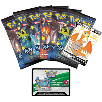 Pokemon TCG: Shining Fates Tin - Cramorant - The Card Vault