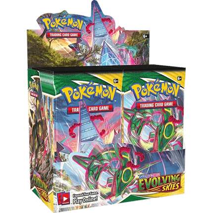 Pokemon TCG - Sword & Shield - Evolving Skies Booster Box - The Card Vault