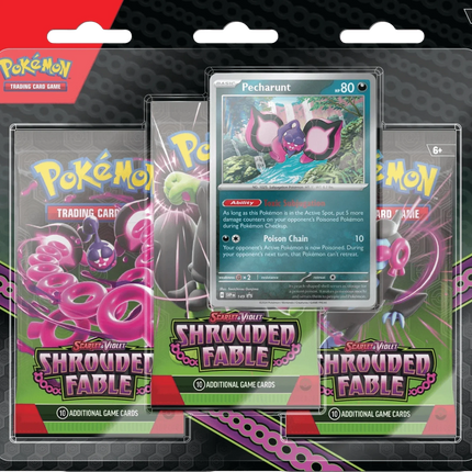 Pokemon TCG - Scarlet & Violet - Shrouded Fable - 3-Pack Blister