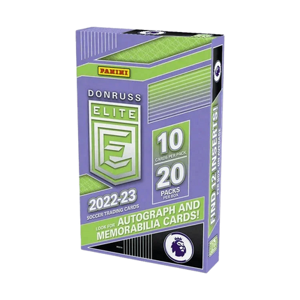 Premier League 2022/23 Donruss Elite Football (Soccer) - Retail Box Display Case (10x Retail Boxes) - The Card Vault