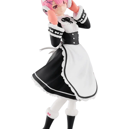 Re:ZERO -Starting Life in Another World- - Ram (Ice Season Ver.) Pop Up Parade Figure - The Card Vault