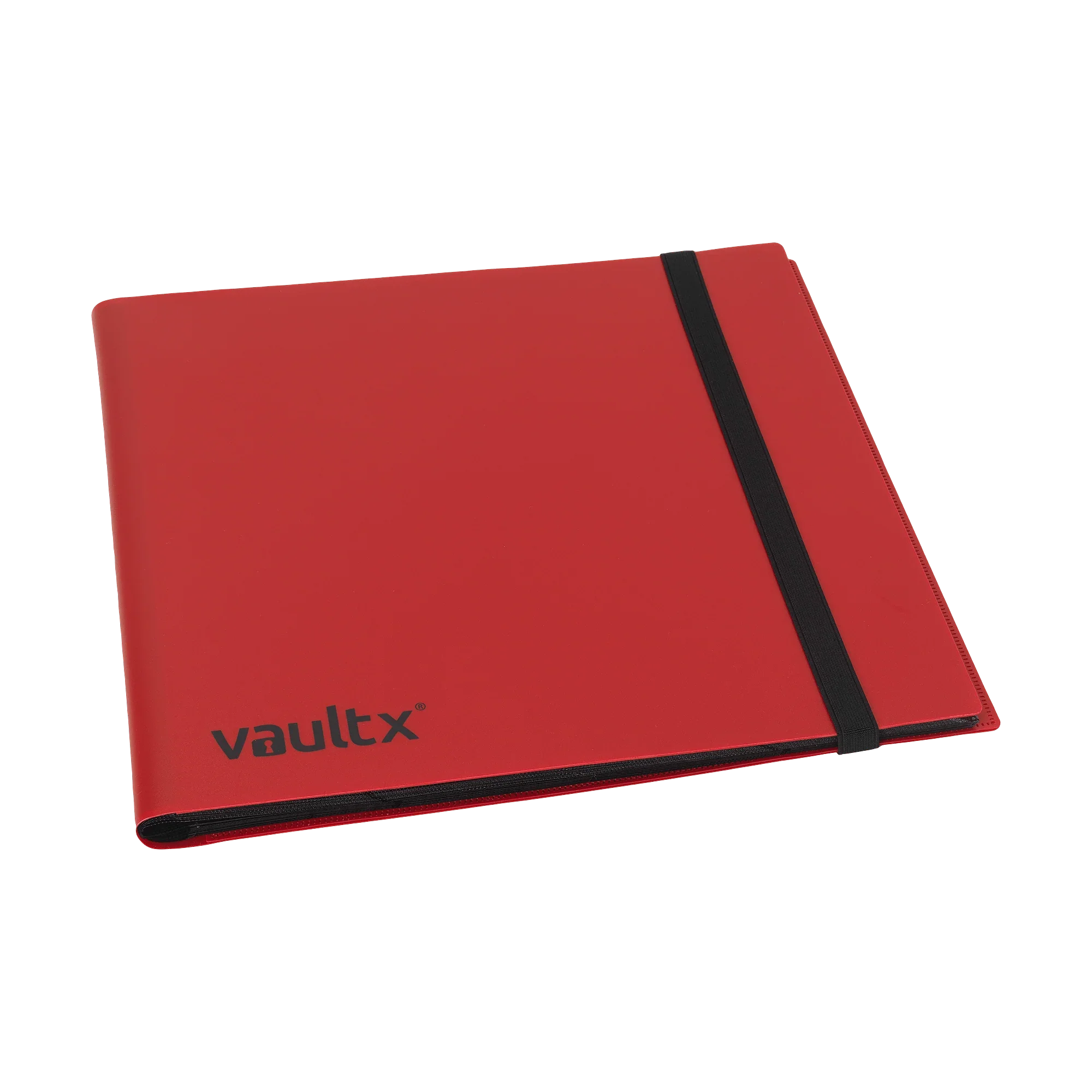 Vault X 12-Pocket Strap Trading Card Binder - Red The Card Vault Vault X 12-Pocket Strap Trading Card Binder - Red The Card Vault